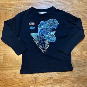 Zara dinosaur print long sleeve for boys.